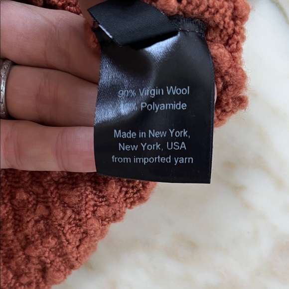 Rachel Comey rust brown wool short-sleeve turtle neck - Picture 3 of 6